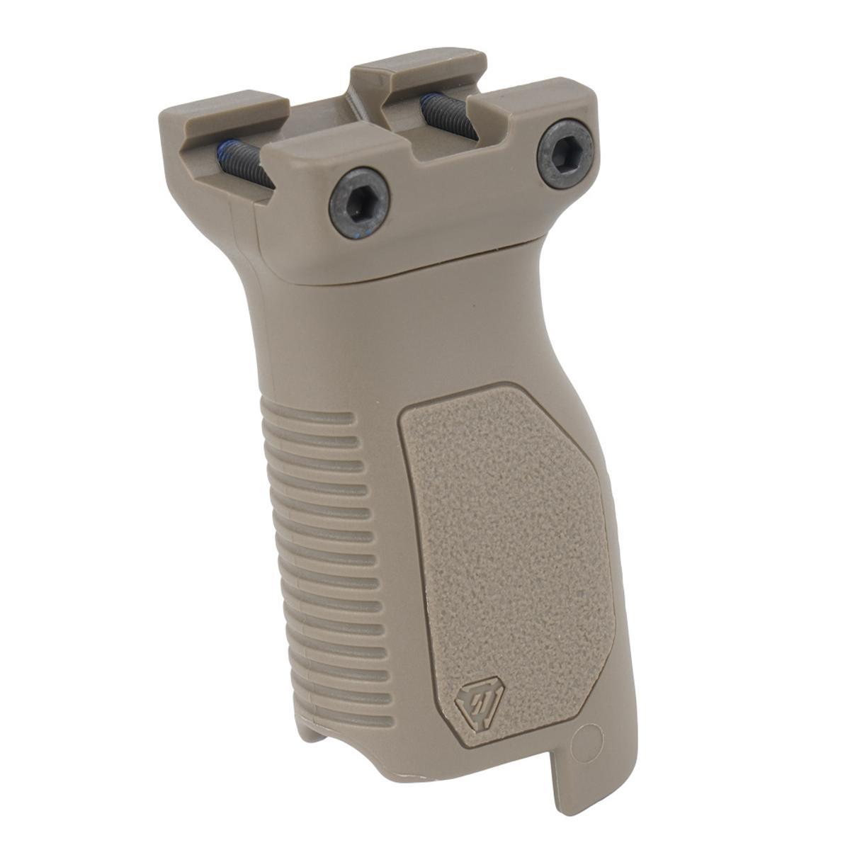strike industries chwyt picatinny angled vertical grip fde si ar cmag rail l fde