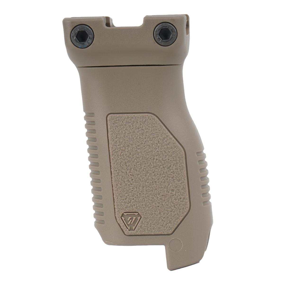 strike industries chwyt picatinny angled vertical grip fde si ar cmag rail l fde
