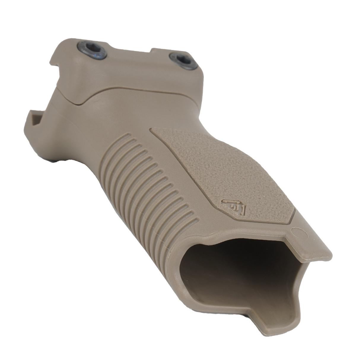 strike industries chwyt picatinny angled vertical grip fde si ar cmag rail l fde