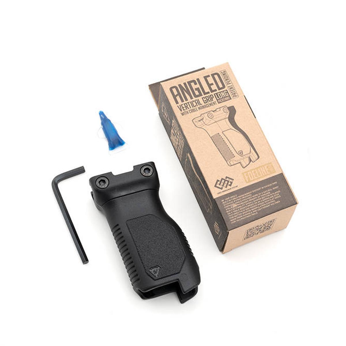 strike industries chwyt picatinny angled vertical grip fde si ar cmag rail l fde