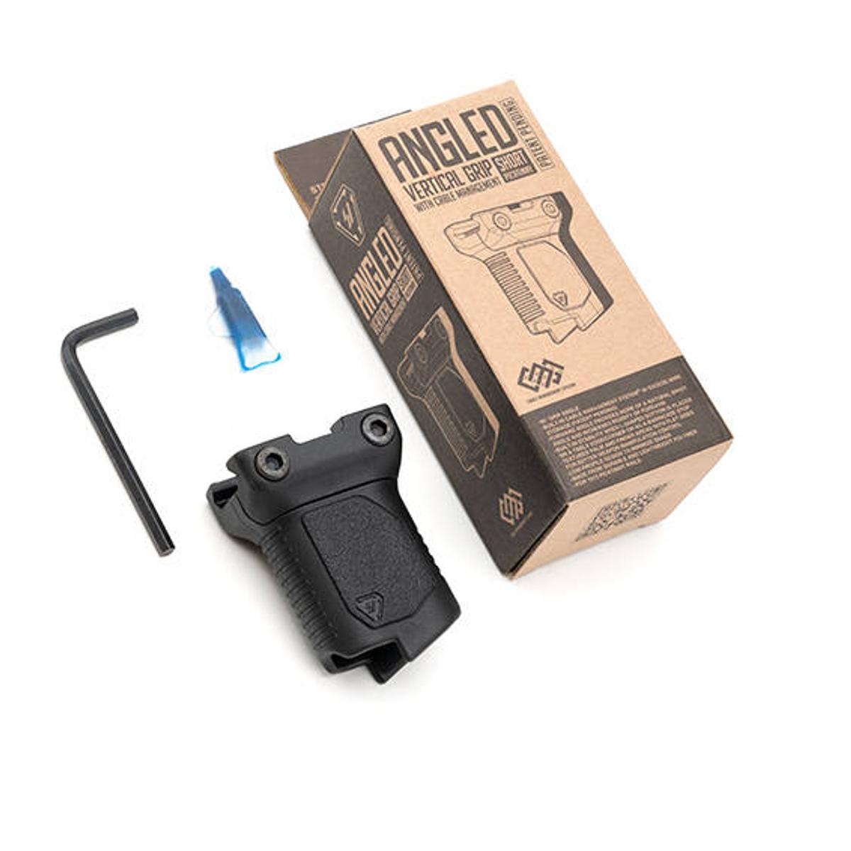strike industries chwyt picatinny angled vertical grip czarny si ar cmag rail s bk
