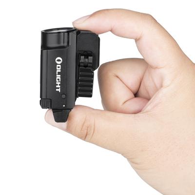olight latarka pistoletowa z czerwonym celownikiem laserowym baldr mini black rl 600 lumenow czarna