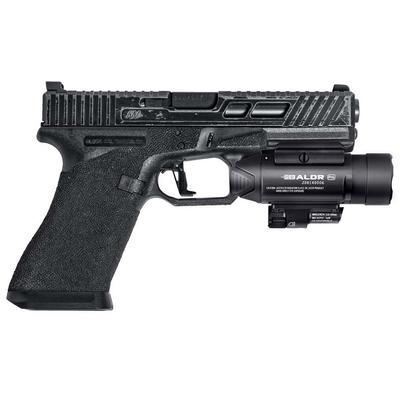 olight latarka pistoletowa z zielonym celownikiem laserowym baldr pro 1350 lumenow czarna