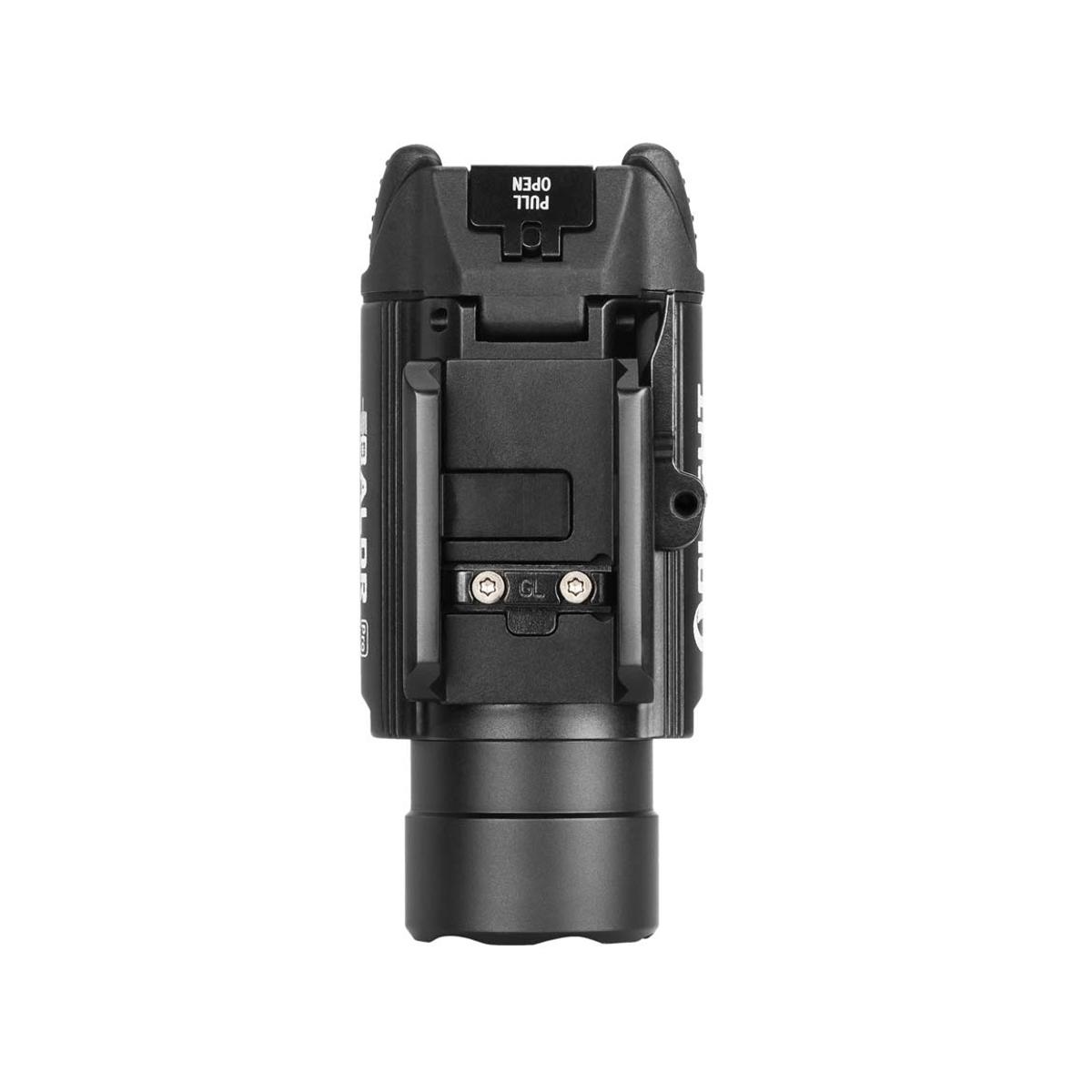 olight latarka pistoletowa z zielonym celownikiem laserowym baldr pro 1350 lumenow czarna