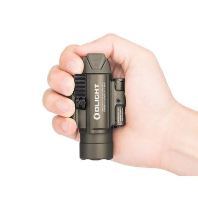 olight latarka pistoletowa z zielonym celownikiem laserowym baldr pro 1350 lumenow desert tan