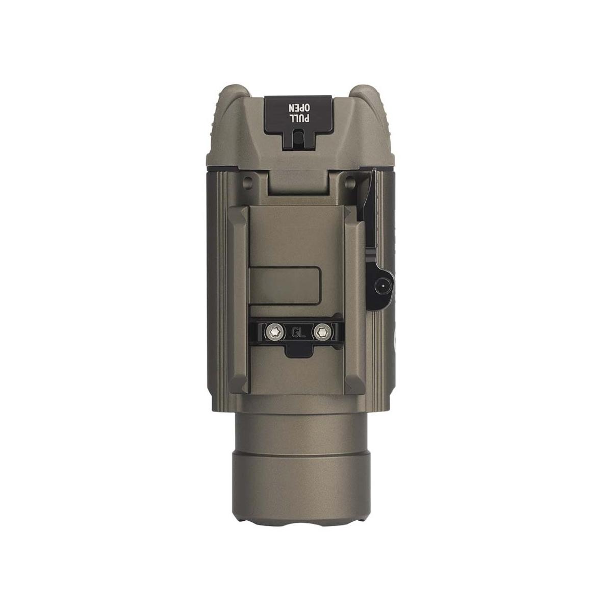 olight latarka pistoletowa z zielonym celownikiem laserowym baldr pro 1350 lumenow desert tan