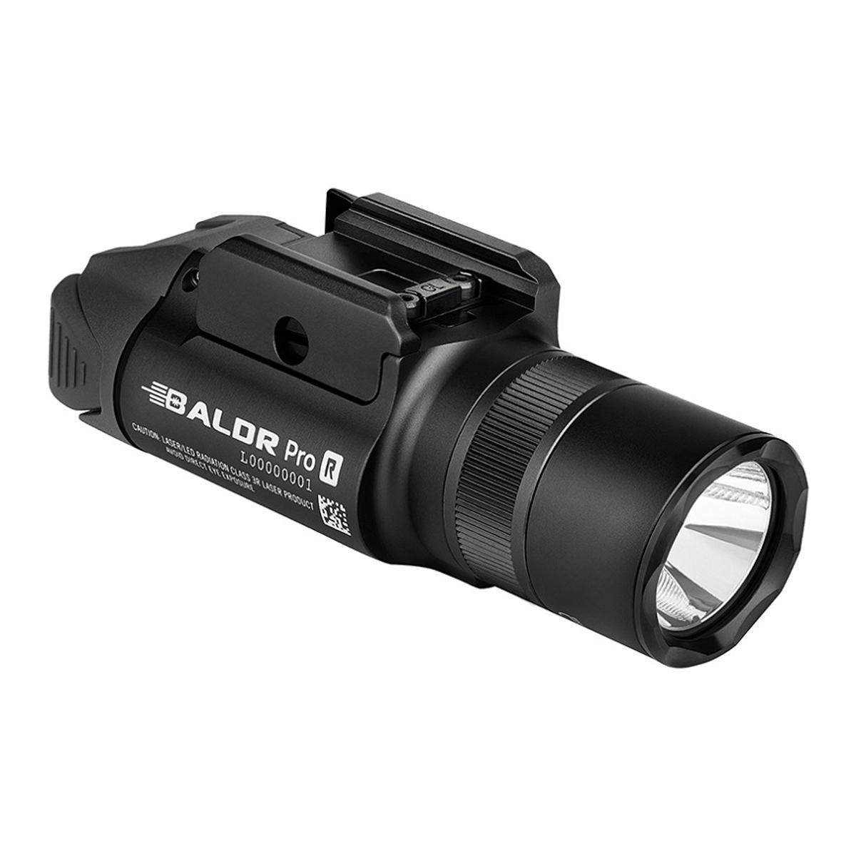 olight latarka pistoletowa z zielonym celownikiem laserowym baldr pro r 1350 lumenow czarna