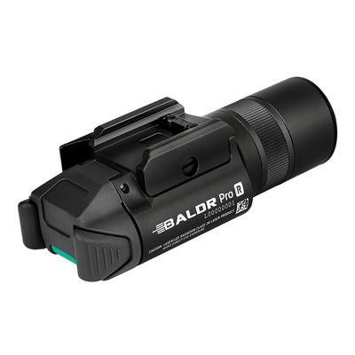 olight latarka pistoletowa z zielonym celownikiem laserowym baldr pro r 1350 lumenow czarna