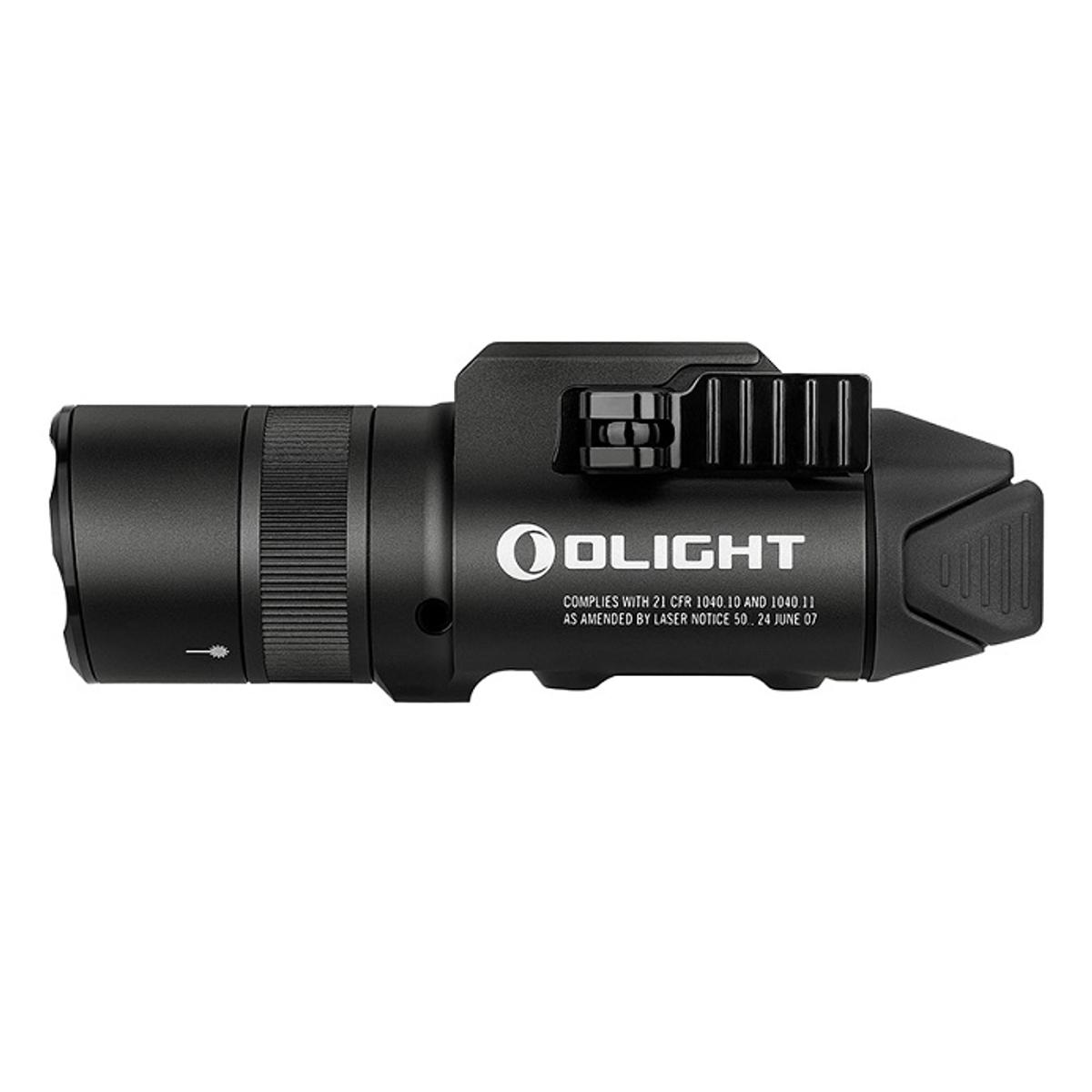 olight latarka pistoletowa z zielonym celownikiem laserowym baldr pro r 1350 lumenow czarna