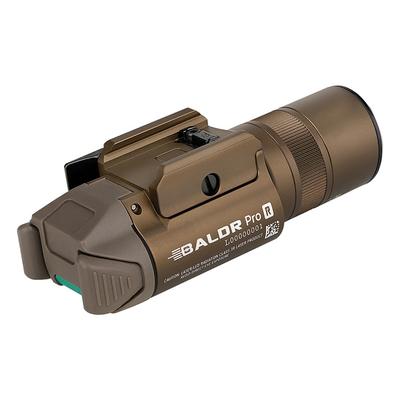 olight latarka pistoletowa z zielonym celownikiem laserowym baldr pro r 1350 lumenow desert tan