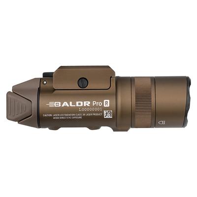 olight latarka pistoletowa z zielonym celownikiem laserowym baldr pro r 1350 lumenow desert tan