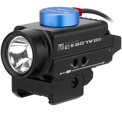 olight latarka pistoletowa z niebieskim celownikiem laserowym baldr s cool white 800 lumenow czarna