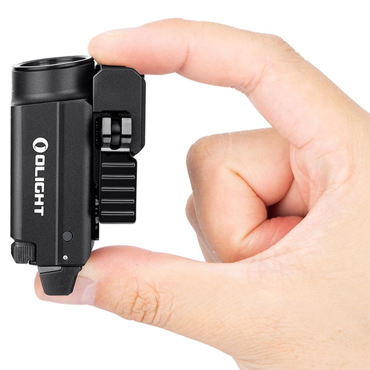 olight latarka pistoletowa z niebieskim celownikiem laserowym baldr s cool white 800 lumenow czarna