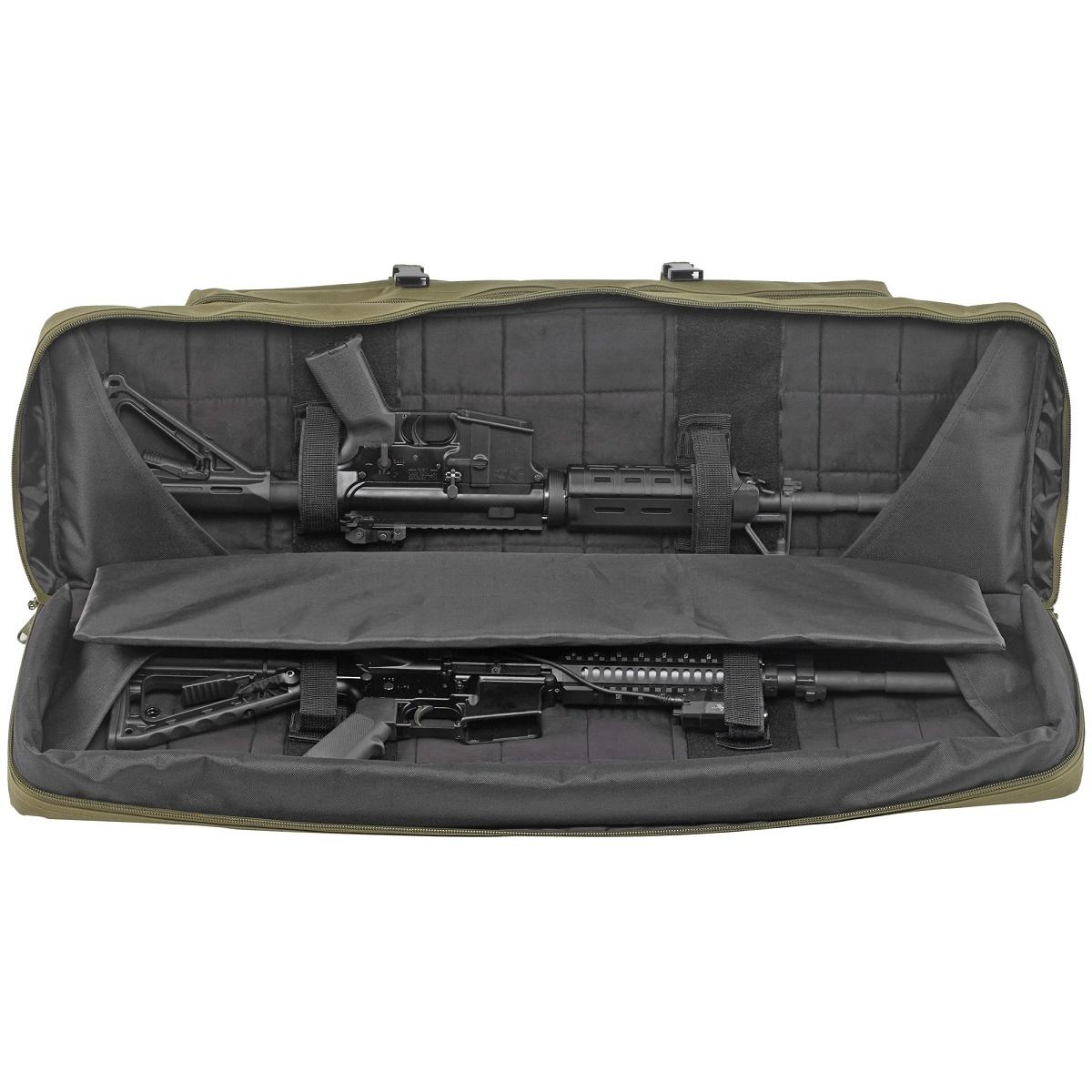 bulldog cases podwojny pokrowiec na bron z mocowaniem molle 109 cm czarny bdt60 43b