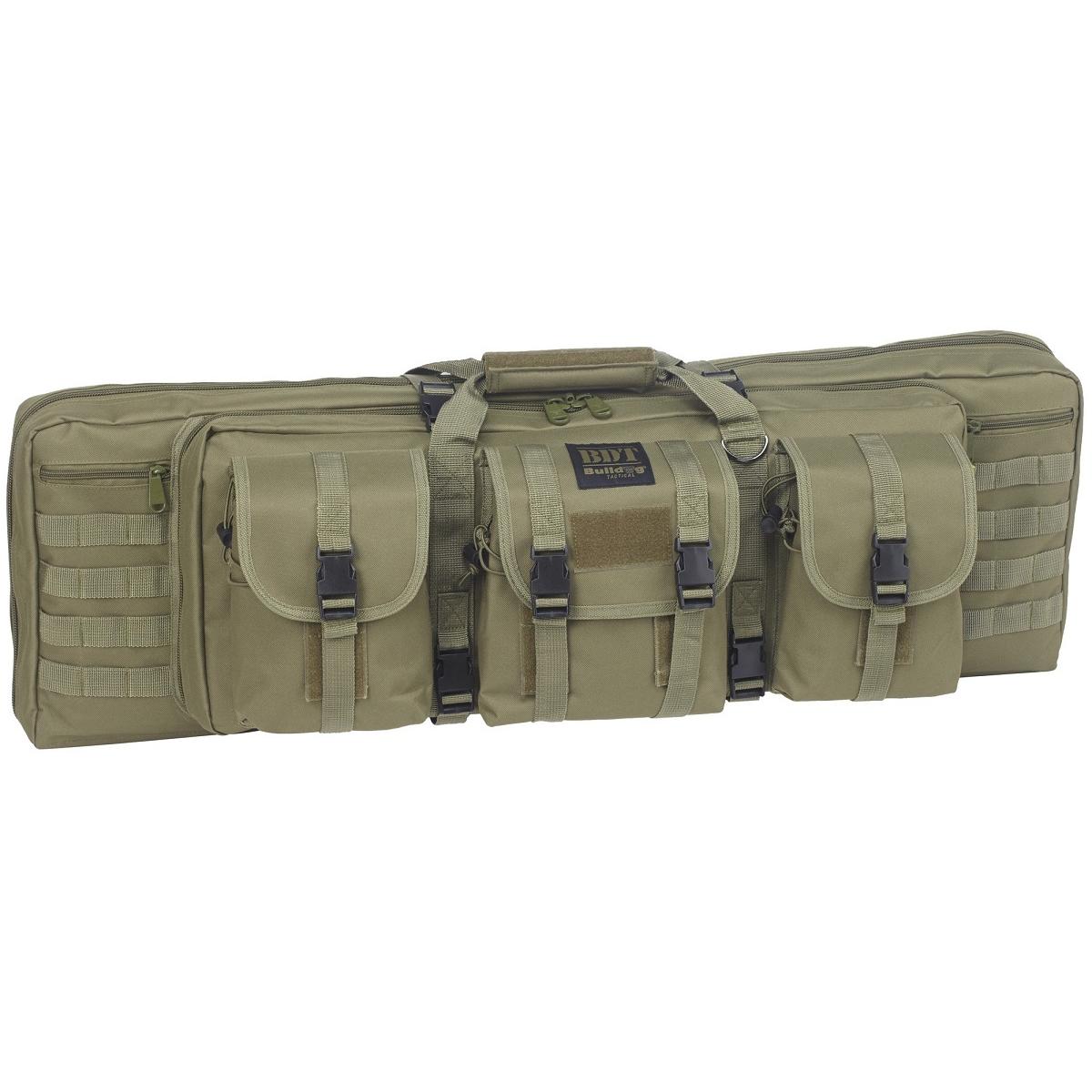bulldog cases podwojny pokrowiec na bron z mocowaniem molle 109 cm zielony bdt60 43g