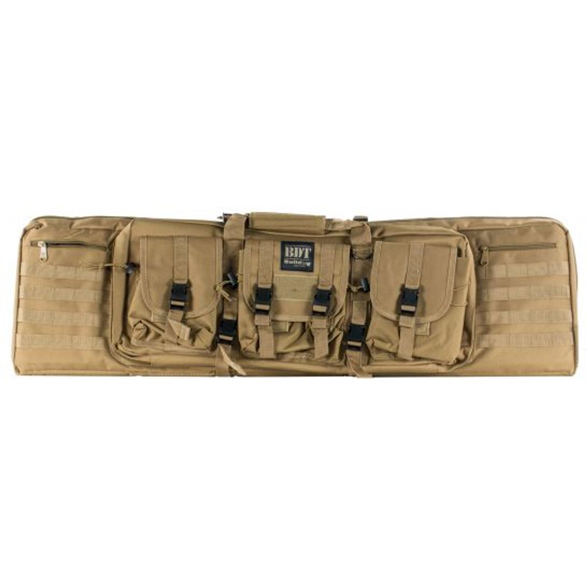 bulldog cases podwojny pokrowiec na bron z mocowaniem molle 109 cm tan bdt60 43t