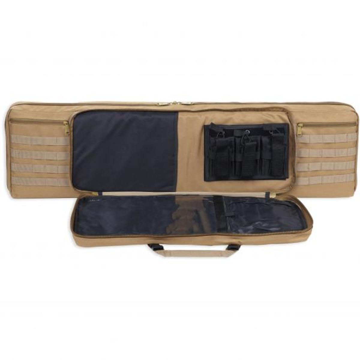bulldog cases podwojny pokrowiec na bron z mocowaniem molle 109 cm tan bdt60 43t