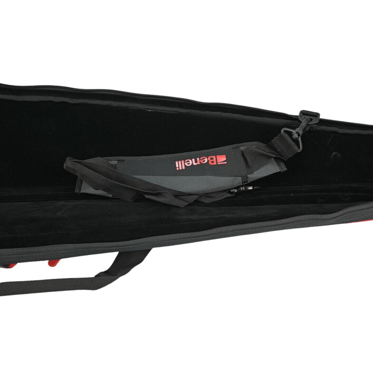 benelli pokrowiec na strzelbe z serii speed czarno czerwony 140 cm