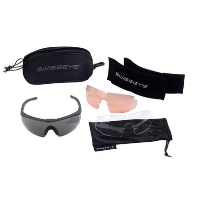 swiss eye okulary balistyczne blackhawk z zestawem wizjerow czarne 40421