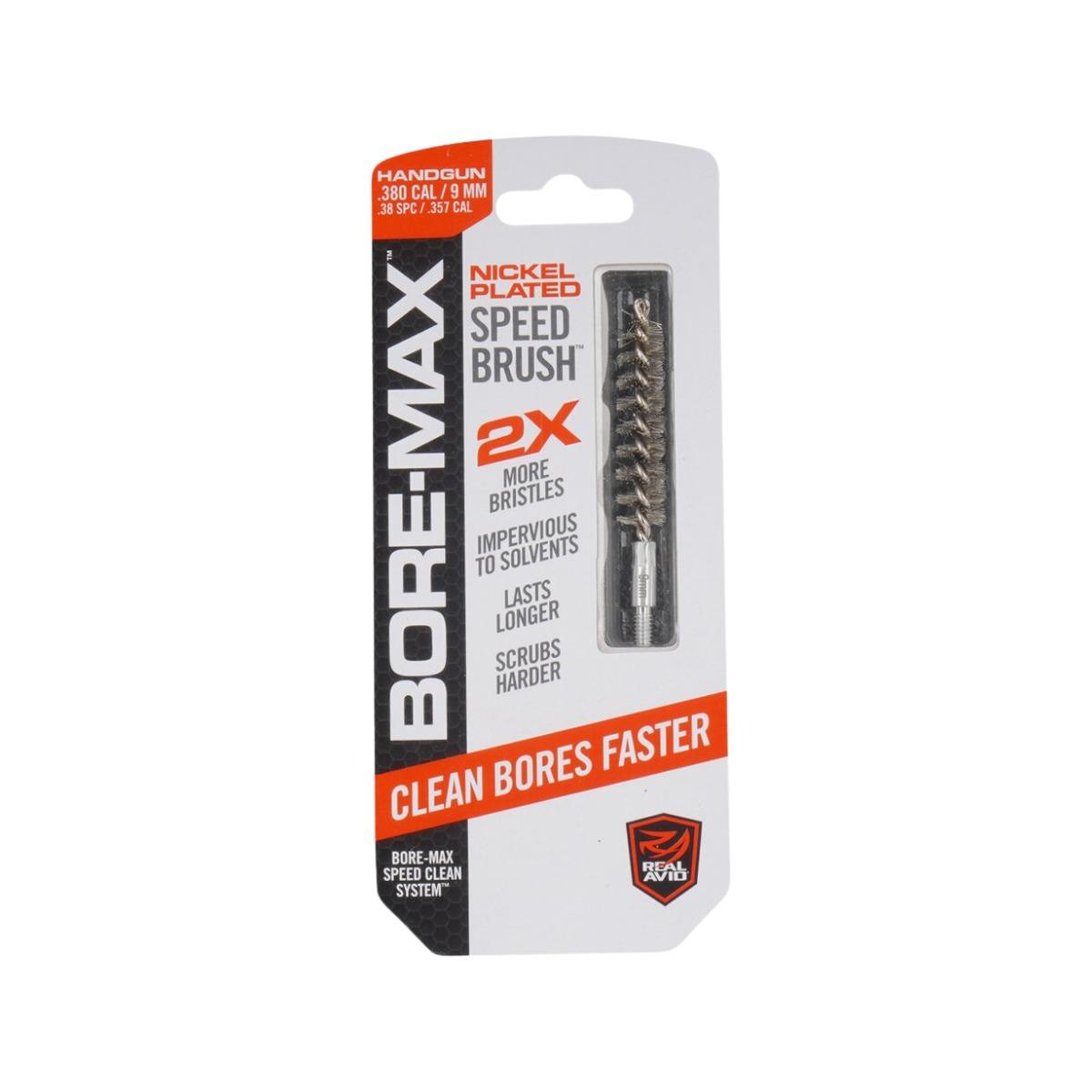 real avid szczotka do czyszczenia broni bore max speed brush 9 mm avbmsb9mm