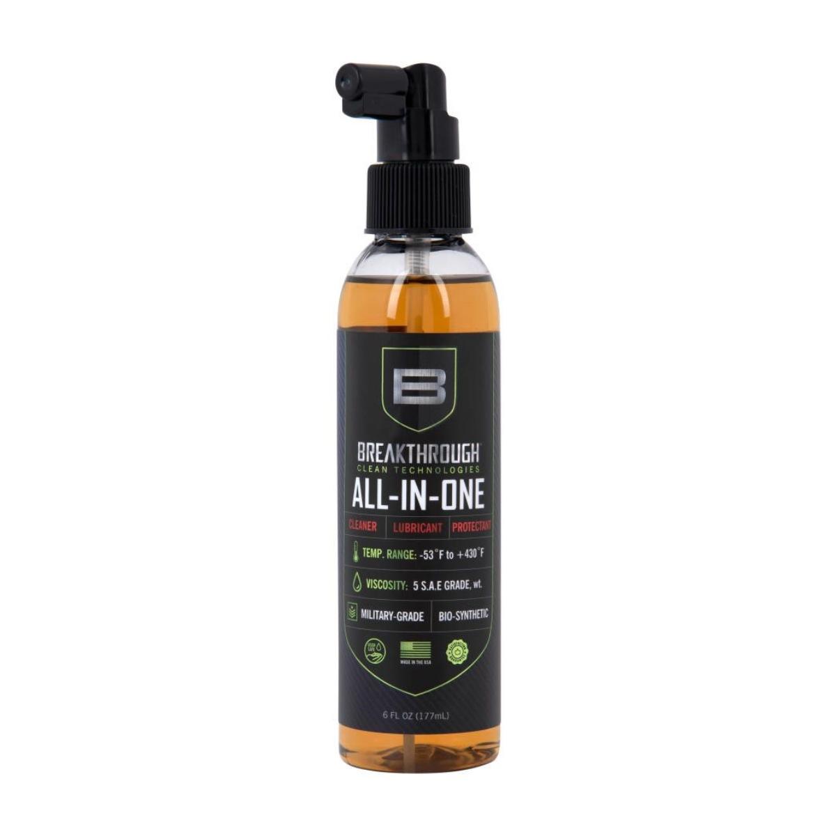 breakthrough plyn do konserwacji i czyszczenia broni clp all in one 180 ml bb aio 6oz