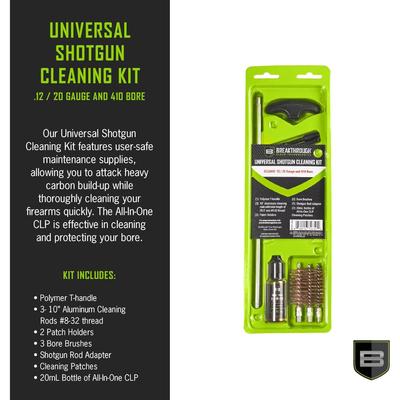 breakthrough zestaw do czyszczenia strzelby universal shotgun cleaning kit bt ppc usg