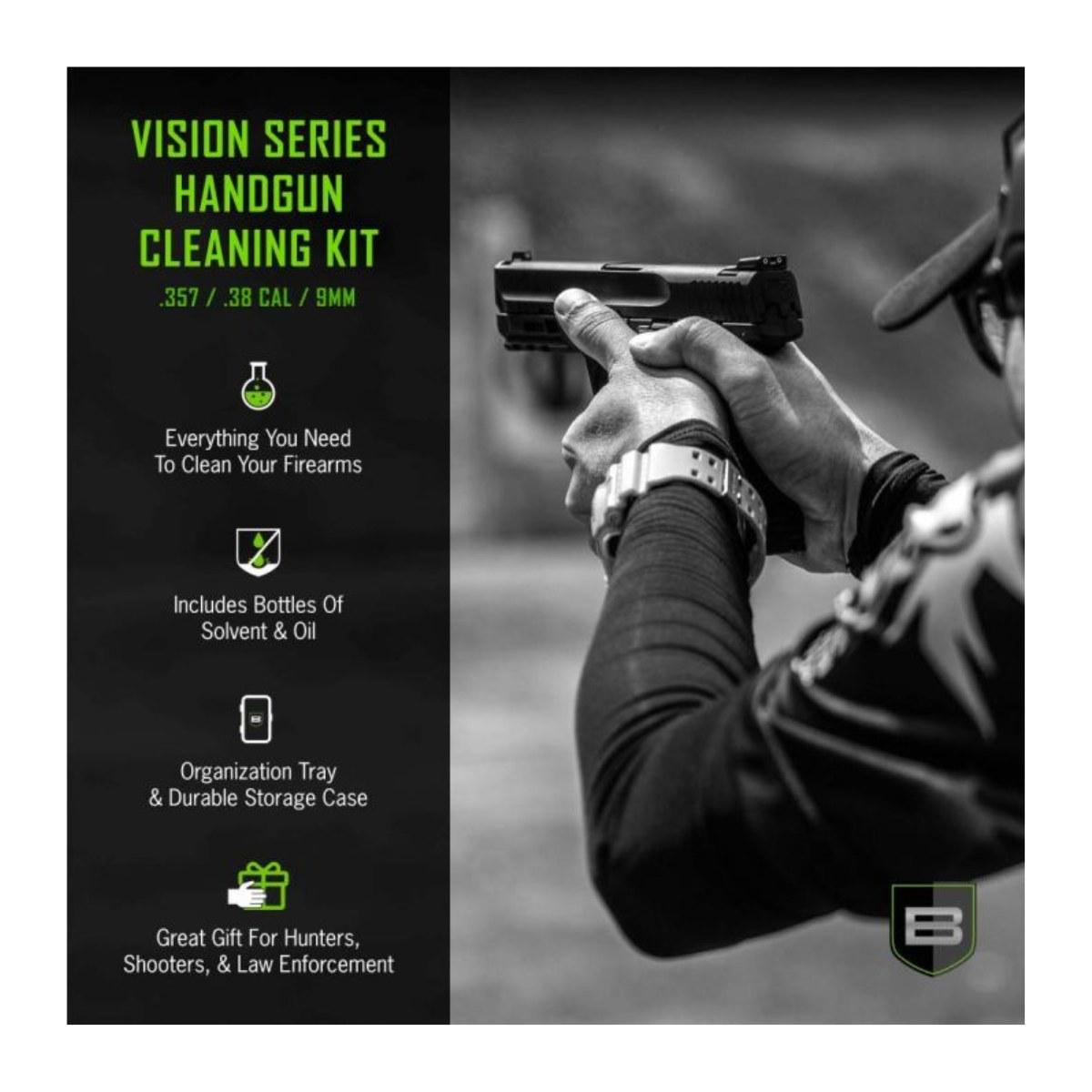 breakthrough zestaw do czyszczenia broni krotkiej vision series handgun cleaning kit bt ecc 35 38 9