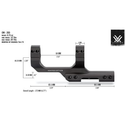 vortex montaz cantilever 30mm 3 offset cm 203