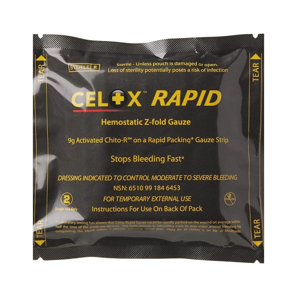 opatrunek hemostatyczny celox rapid gauze