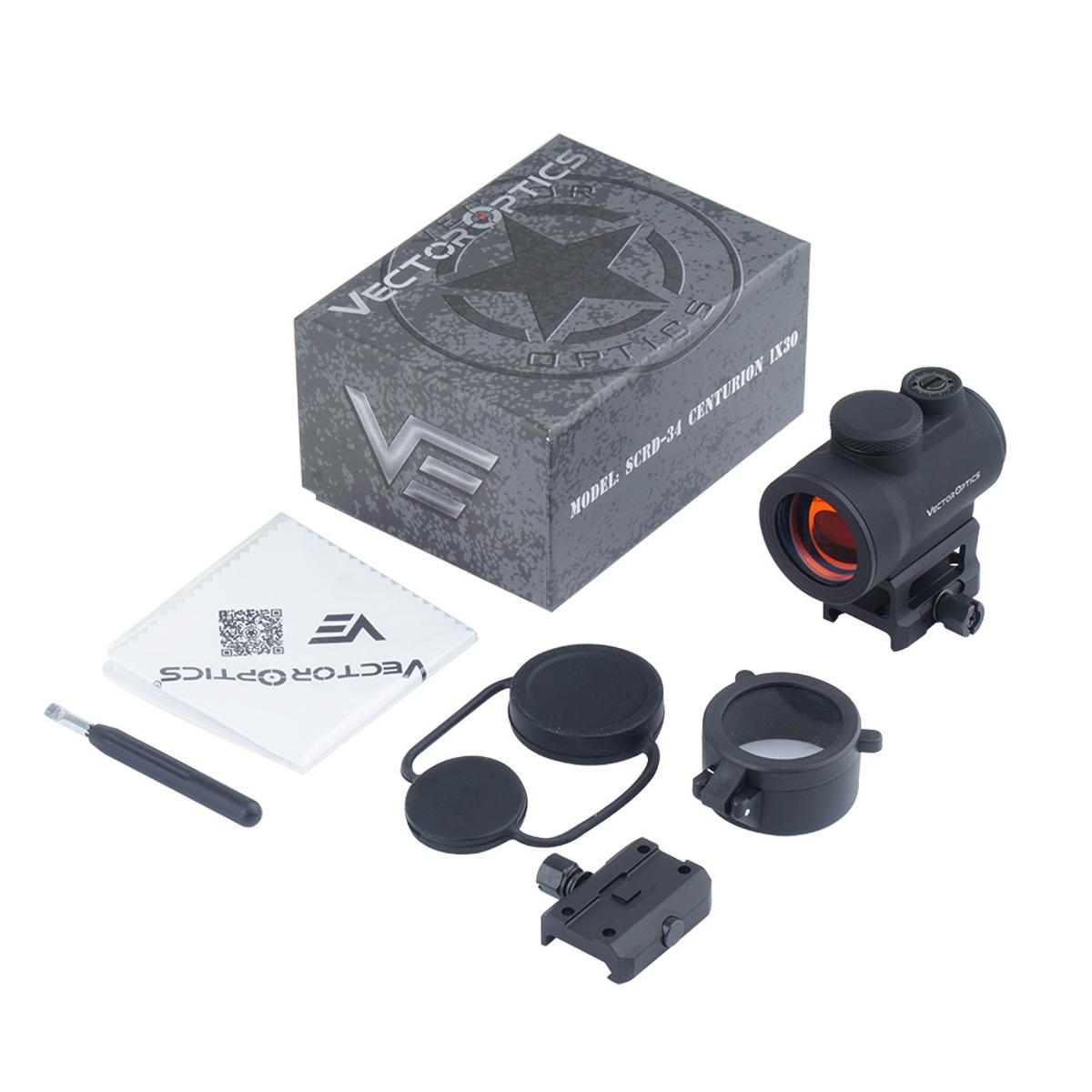 vector optics kolimator centurion 1x30 3 moa scrd 34