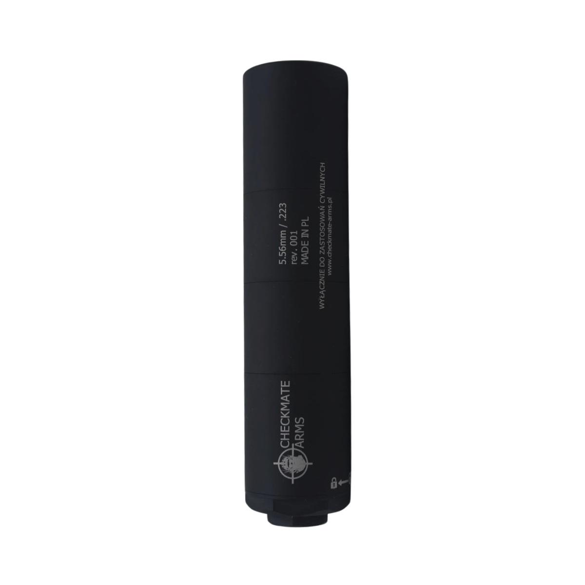 checkmate ar 15 z urz wylotowym czarny 1 2x28