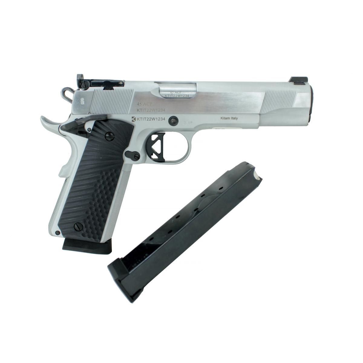 chiappa 1911 empire grade chrome 45acp