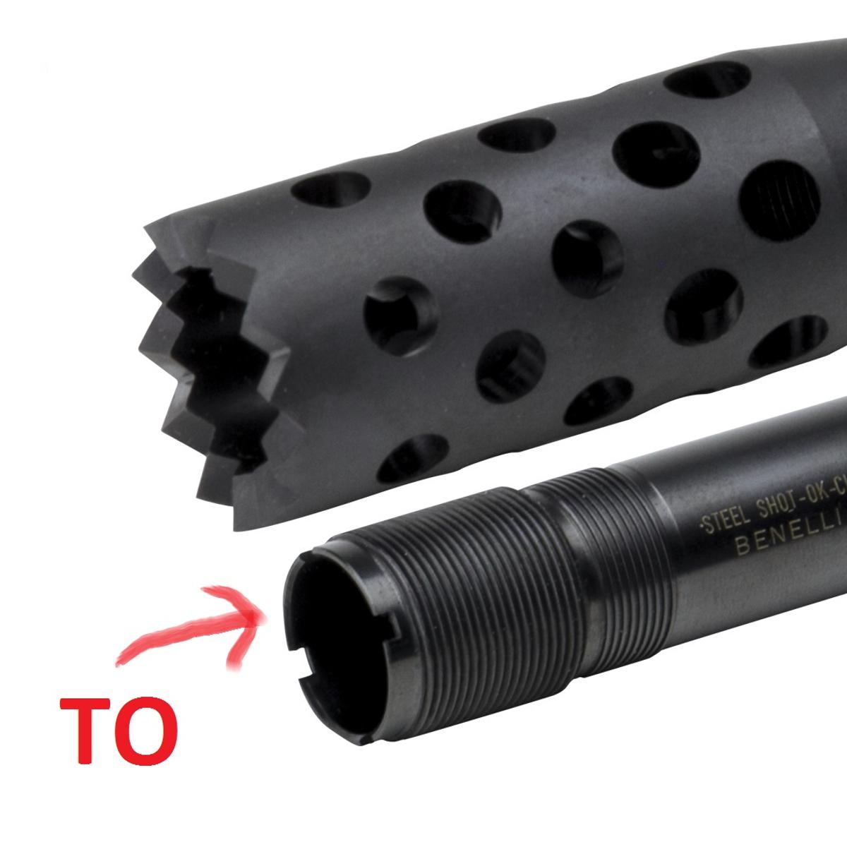 benelli adapter czok do strzelby pod montaz kompensatora benelli m4 m2 nova supernova