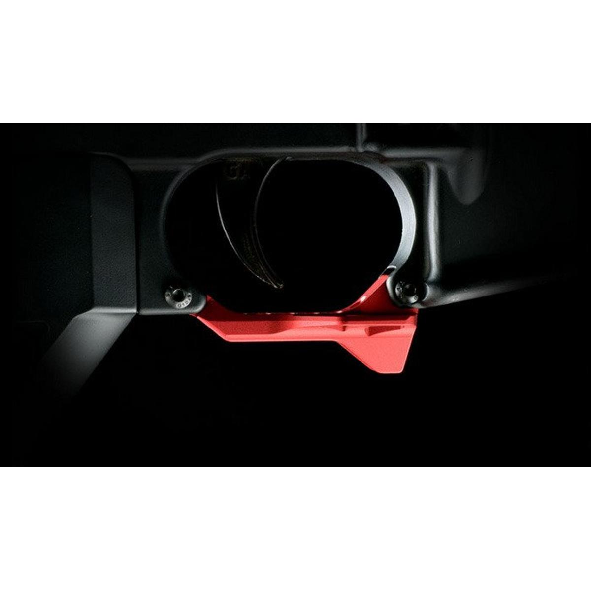 strike industries kablak spustowy cobra billet aluminium trigger guard czerwony si btg cobra red