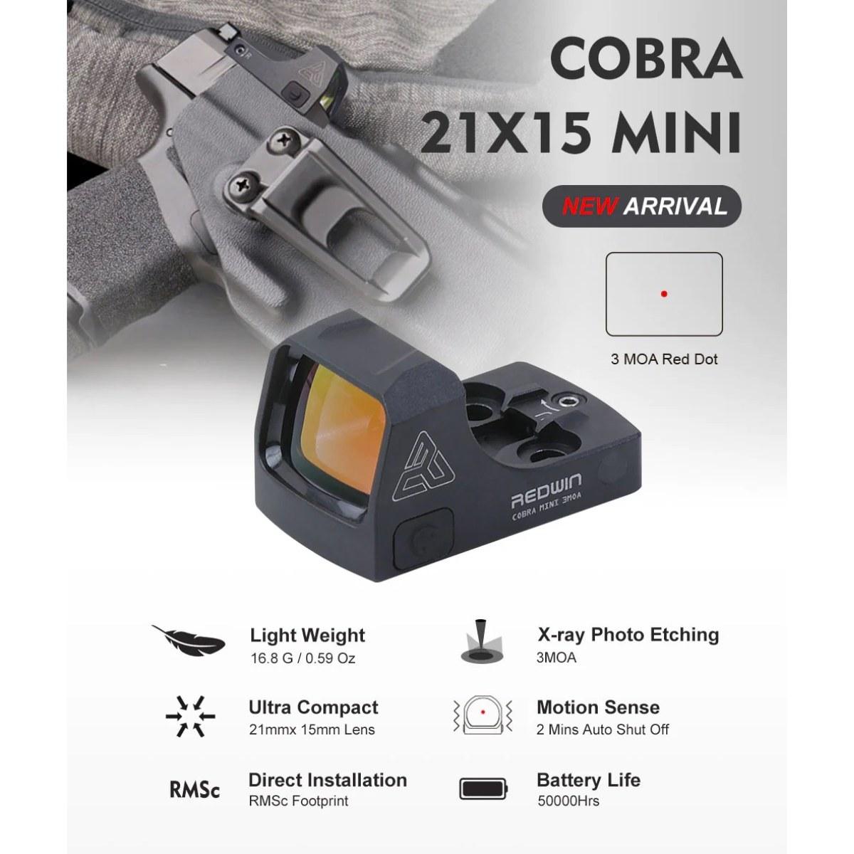 redwin kolimator cobra mini 21x15 rmsc rwd19