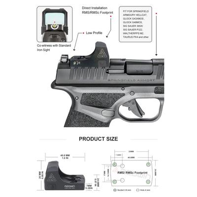redwin kolimator cobra mini 21x15 rmsc rwd19