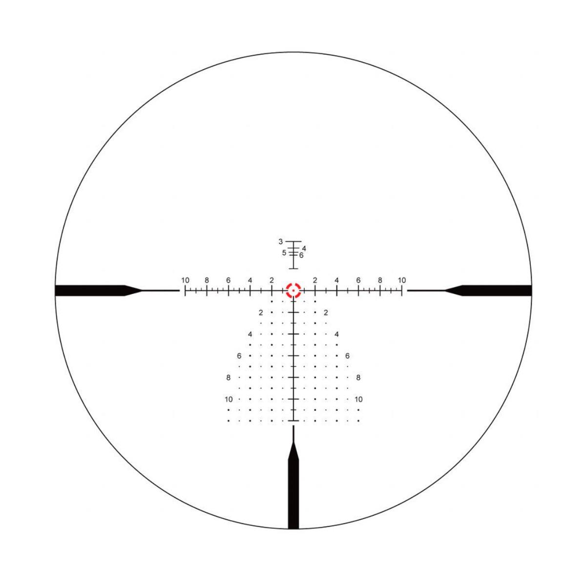 vector optics luneta celownicza continental x10 1 10x28 ed ctr 34 mm blk scff 47