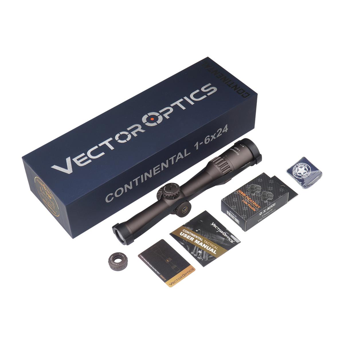 vector optics luneta celownicza continental x6 1 6x24 sfp tactical 30 mm fde scoc 34