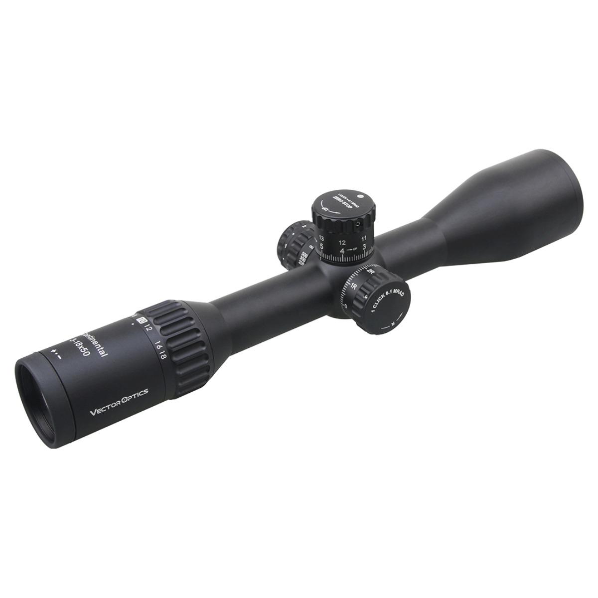 vector optics luneta celownicza continental x6 3 18x50 tactical ari 30 mm czarna scol 53