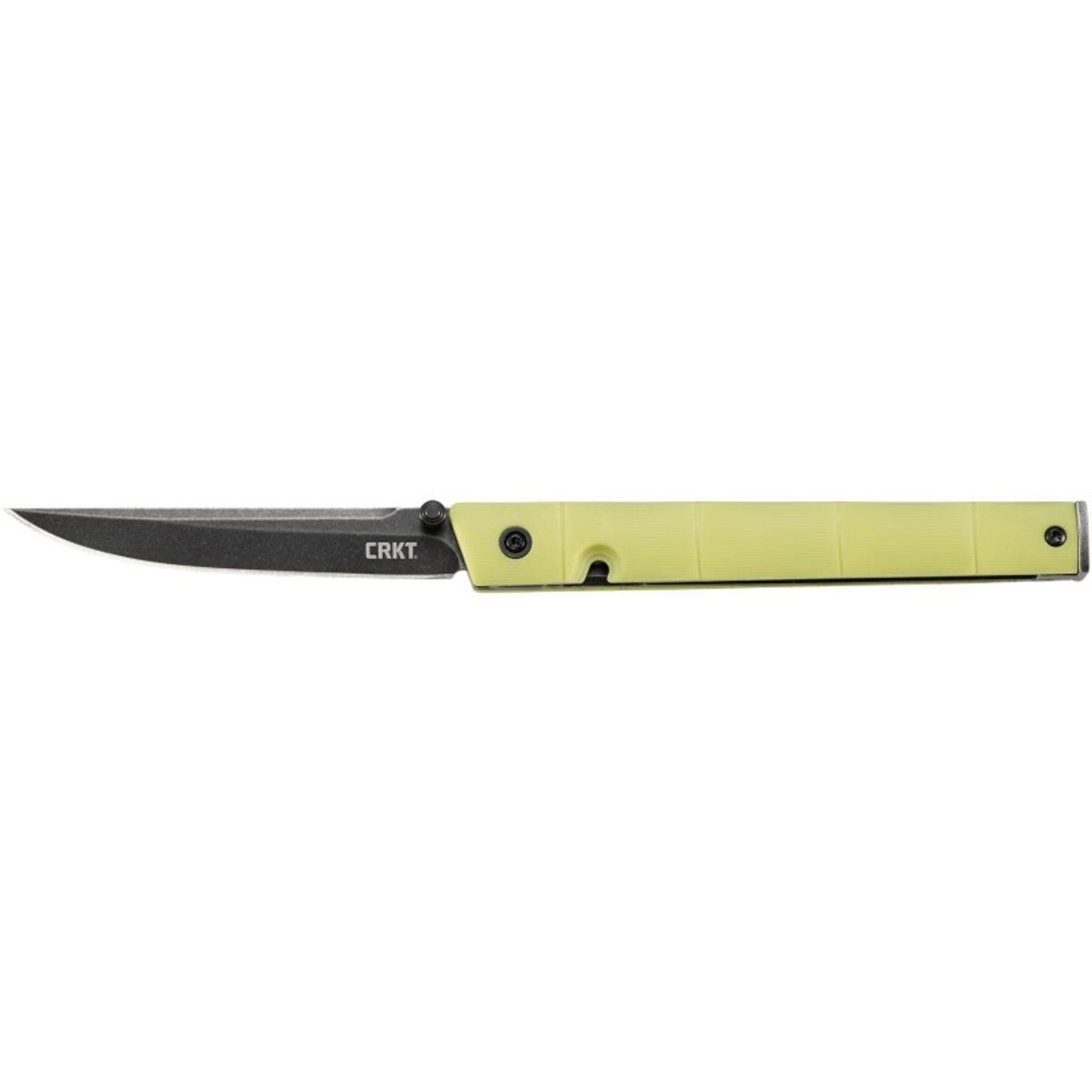 crkt noz ceo bamboo yellow 7096ygk