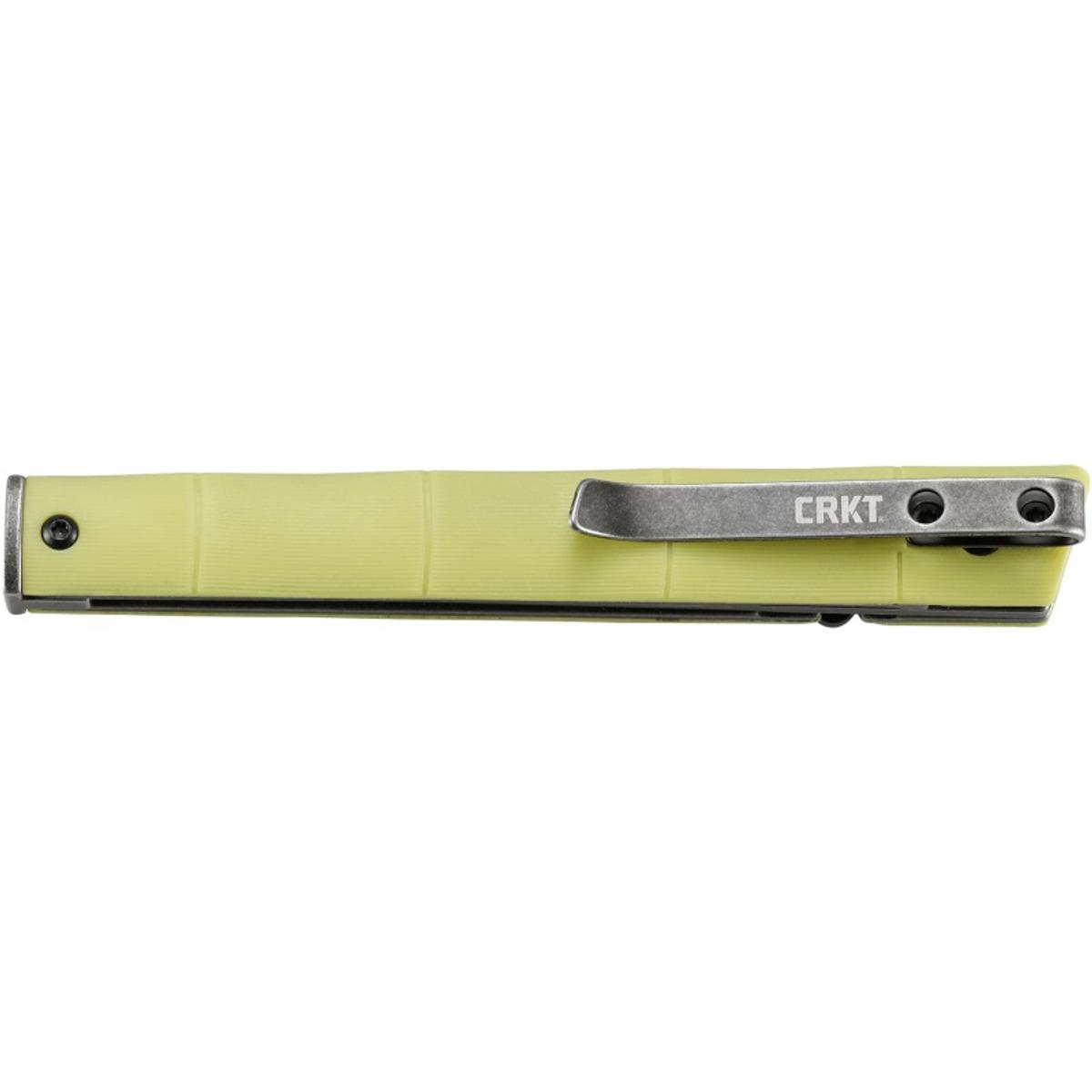 crkt noz ceo bamboo yellow 7096ygk