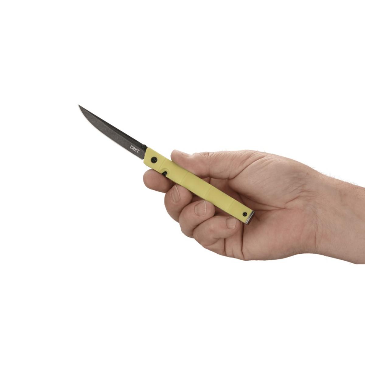 crkt noz ceo bamboo yellow 7096ygk