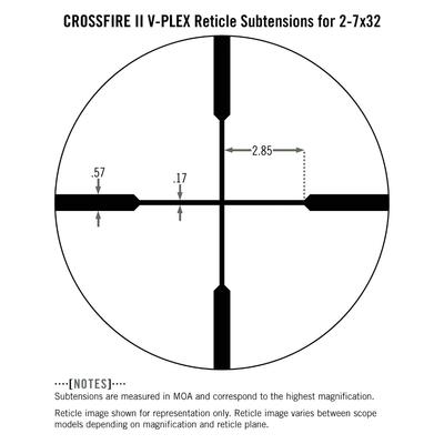 vortex luneta celownicza crossfire ii 2 7x32 1 r cf2 31001r