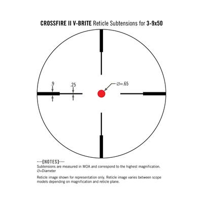 vortex luneta celownicza crossfire ii 3 9x50 1 v brite cf2 31027
