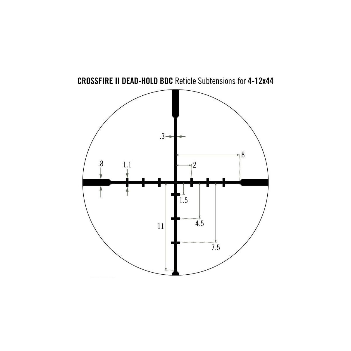 vortex luneta celownicza crossfire ii 4 12x44 1 bdc cf2 31015