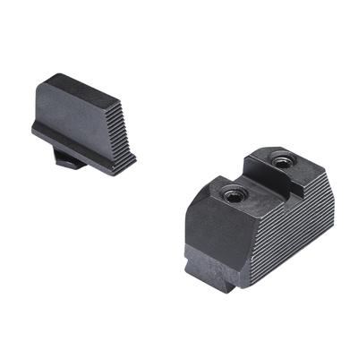 dtf wysokie przyrzady celownicze dtf analog sights high do glock gen 5 mos black on black