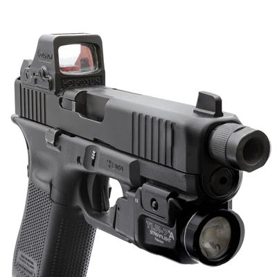 dtf wysokie przyrzady celownicze dtf analog sights high do glock gen 5 mos black on black