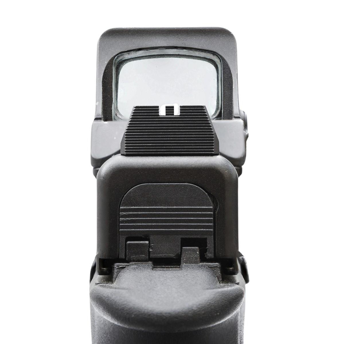 dtf wysokie przyrzady celownicze dtf analog sights high do glock gen 5 mos black on black