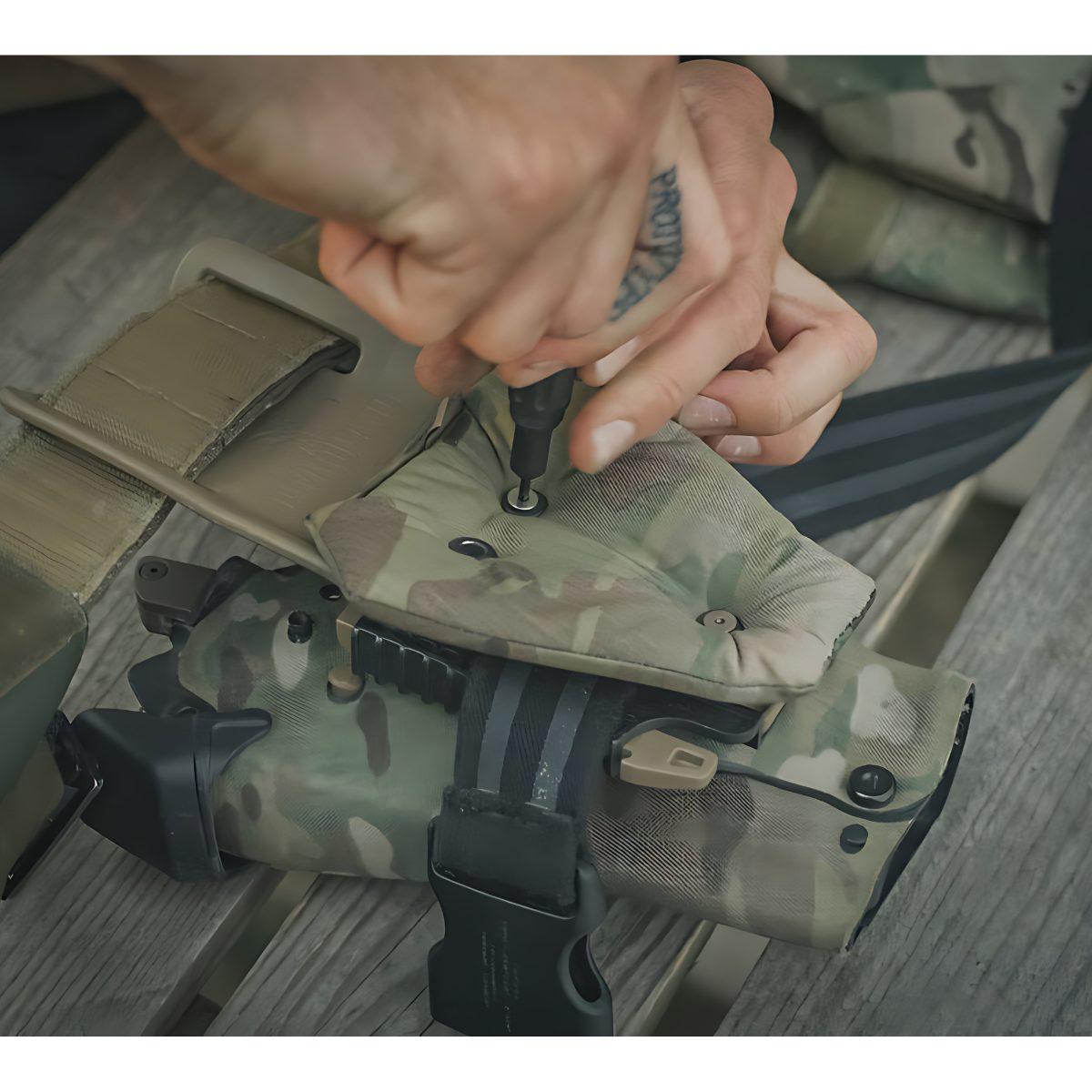 dtf comfort pad cobra softer pod panele udowe safariland 3 hole pattern multicam black