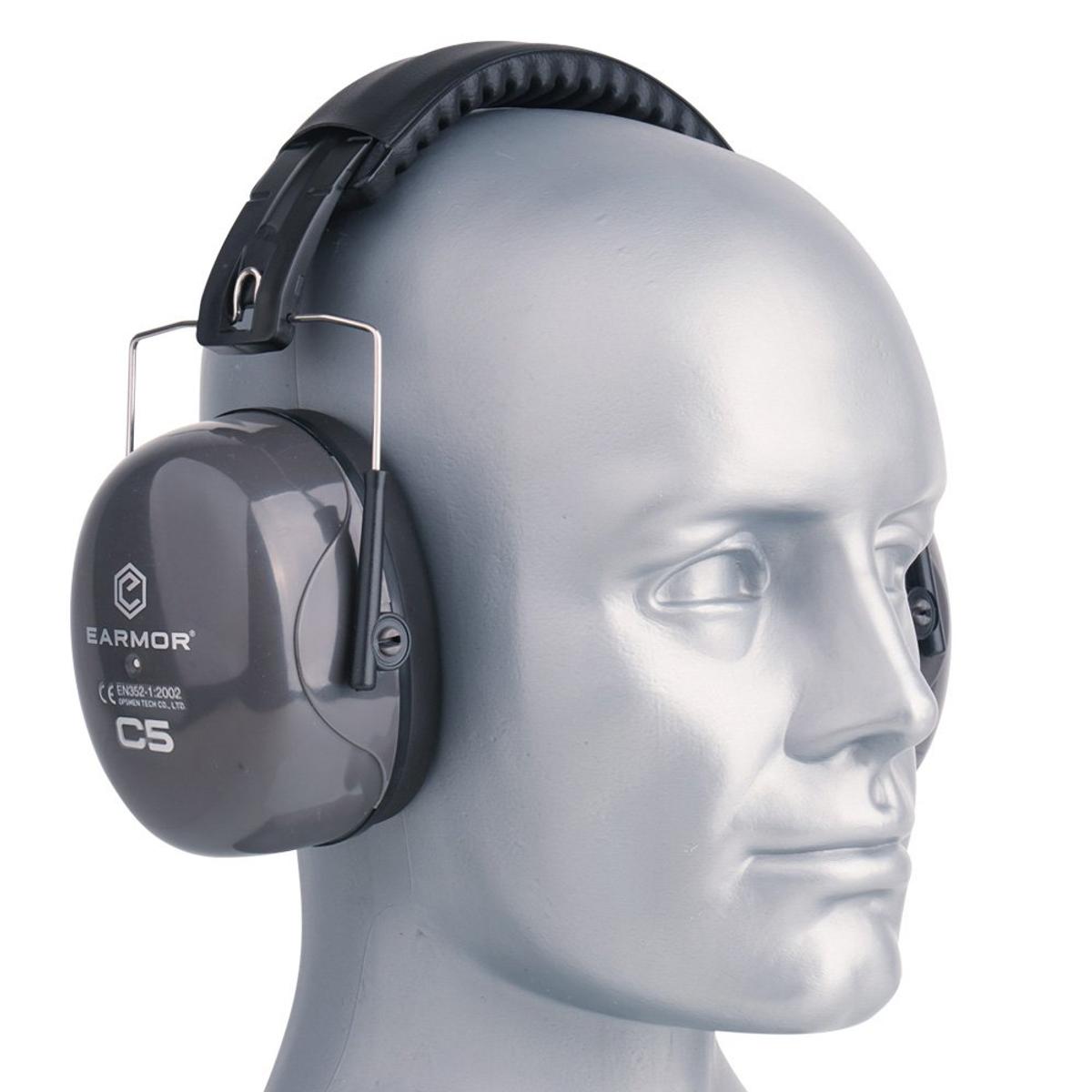 earmor sluchawki pasywne c5 26nrr szare c5a